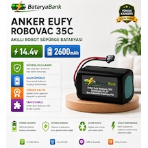 Anker Eufy Robovac 35c Uyumlu Robot Süpürge Bataryası 14.4v 2600mah Li-ion Şarj Edilebilir Pil