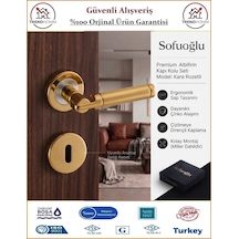 Sofuoğlu Şebboy Rozetli Kapı Kolu - Albifirin Saten - Oda
