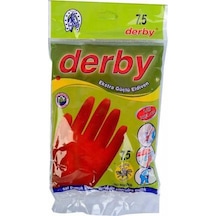 Derby Ekstra Güçlü Bulaşık Eldiveni Kırmızı No: 7.5 S