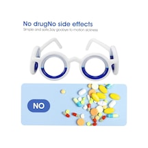 Geeroyoo Yolculuk Rahatlığı İçin Taşınabilir Abs Malzemeden Yapılmış Fiziksel Baş Dönmesi Önleyici Gözlük