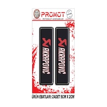 Akrapovıc Ön Maşa 3d Kabartmalı 2'li Damla Sticker