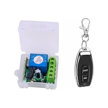 Kuuddker Dc 12 V Tek Kanallı Röle Modülü Evrensel Olmayan Anahtar Rf Röle Alıcı+1 Uzaktan Kumanda