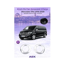 Mercedes Vito 2014+ Araca Özel Krom Sis Çerçevesi A+