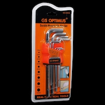 9 Parça Krom Uzun - Düz Alyan 180mm Go53/03146