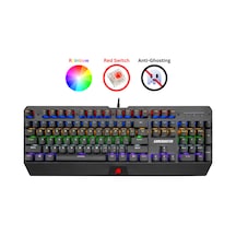 GameBooster G5R Defender Kırmızı Switch Kablolu Rainbow Mekanik Oyuncu Klavye