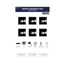 6 Kameralı 5mp Güvenlik Kamera Seti 5mp Full Color Sesli Bullet Dış Mekan 2tb 15 Gün Kayıt