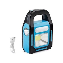 Bloomnest 3'ü 1 Arada Güneş Enerjili Kamp Feneri, Usb Şarjlı, Su Geçirmez Cob Led, Acil Durum Feneri, Kamp Ve Dış Mekan Ihtiyaçları İçin Asorti Çok Renkli