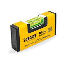 Sgs 1707 Alüminyum Mıknatıslı Mini Su Terazisi 10 Cm