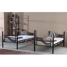 Ranzacı Solid Karyola 90X190 - Genç Çocuk Yatak Odası Metal Karyola/Si...