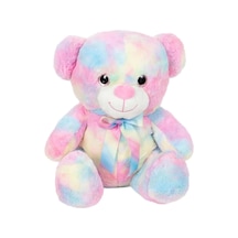 Mey İthalat Gökkuşağı Renkli Peluş Ayı 45 Cm