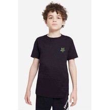 Overkill Yumruk Baskılı Unisex Çocuk Siyah T-Shirt