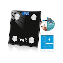 Techfit 1073 Dijital Baskül Yağ Su Kas Vücut Kitle Endeksi Ölçer Tartı