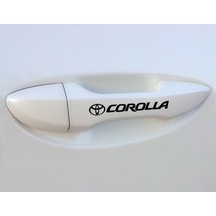 Toyota Corolla Kapı Kolu Sticker 8 Adet Yapıştırma