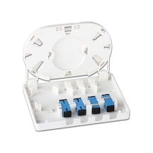 Ftth Fiber Optik Sonlandırma Kutusu Plastik 4 Core Sc