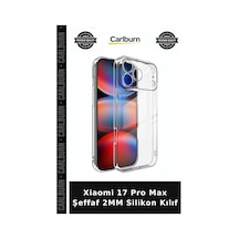 Xiaomi 17 Pro Max Şeffaf 2mm Silikon Kılıf Cihaz Aksesuarı Cep Aksesuar Telefon Kapağı çok renkli