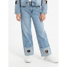 Xo Kids Kız Çocuk Jean Pantolon 4-13 Yaş 2692 Mavi