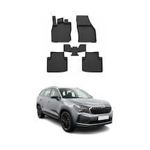 Skoda Kodiaq 2 2024-2026 Uyumlu 4d Havuzlu Paspas Kauçuk Siyah 5 Parça