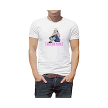 Lisa Blackpınk Yg Entertainment K Pop Baskılı Beyaz Erkek Tshirt