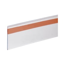 Yapışkanlı Plastik Etiket 100 Cm - 3 Cm 50 Adet Şeffaf