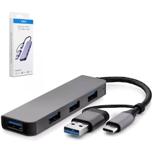 Çevirici Adaptör 4 In 1 Usb 3.0 Type-c To Usb 3.0 Hadron Hdx-7825