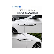 Hyundaı Tucson Uyumlu 4 Parça Krom Yan Çamurluk Çıtası