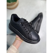 Günlük Kadın Spor Ayakkabı Bağcıklı Hafif Kalın Yüksek Taban Yürüyüş Sneaker 2135 Siyah Günlük Kadın Spor Ayakkabı Bağcıklı Hafif Kalın Yüksek Taban Yürüyüş Sneaker 2135 Siyah