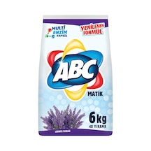 ABC Matik Lavanta Tazeliği Toz Çamaşır Deterjanı 40 Yıkama 6 KG