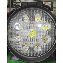 Çalışma Lambası Yuvarlak 9 Led Kalın9-80v 27w
