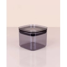 Kare Erzak Saklama Kabı 0.7 Lt Royaleks-15561 Abanoz