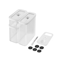 Ayrex Fresh &amp Cube Saklama Kabı 5'li Set M Beyaz Diğer