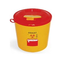 Bahat Tıbbi Atık Çöp Kovası 5 Litre 5 Adet Ahşap
