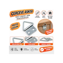 Çınar 370 Çerçeve Askısı Üçgen No:3 Gri - 923277119 Gri
