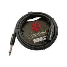 Kirlin Mpc-471b 3 Mt. Patch Cable Bağlantı Kablosu Xlr Male - 1/4 İnç Mono Plug