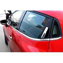 Renault Clio 4 Hb Krom Cam Çıtası 2012 - 2018 Krom Cam Çıta
