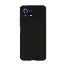 Xiaomi Mi 11 Lite Uyumlu Kılıf Nano İçi Kadife Silikon - Siyah