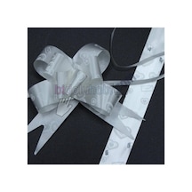 Bidoluhobi Paket Süsü Pratik Fiyonk 10'lu 35 Cm Beyaz Genel