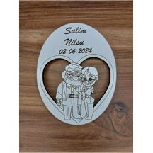 Lavanta Tasarım 25 Adet Nişan Nikah Hatıra Yukarı Bak Magnet