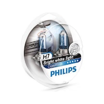 Philips Crystal Vision  H7 + 2 Mavi Park Ampülü