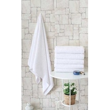 Nevresim Dünyası Otel Tipi 70X140 Banyo Havlusu Beyaz