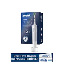 Oral-B Vitality Pro Diş Fırçası Beyaz + Pro Onarım Diş Macunu 50 ML
