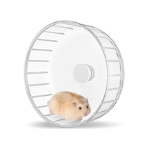 Hamster Tekerleği Sessiz, 17 Cm Hamster Egzersiz Tekerlekleri Temel - Sessiz Spinner Hamster Koşu Tekerlekleri Gerbil Cüce Suriye Hamster Fare İçin