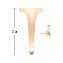 Lükens Ayak 35Cm Doğal Ağaç Ft-05