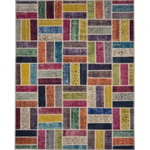 Patchwork El Dokuma Anadolu Halısı – Spring (426137972)