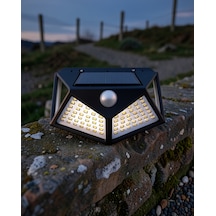 Güneş Enerjili 100 Led Bahçe Lambası Uuczduvarlambası1
