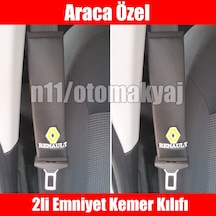 Renault Megane 3 Oto Koltuk Deri Emniyet Kemer Aksesuar Kılıfı