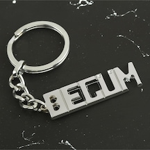 Begüm - 740 - - Nazblsmm - İsimli Anahtarlık Çok Renkli