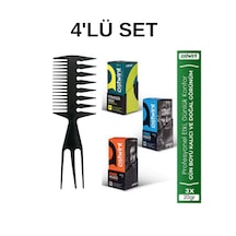 Profesyonel Çatal Şekil Tarağı & Ostwnt Profesyonel Saç Şekillendirici Pudra Wax 20gr X3adet