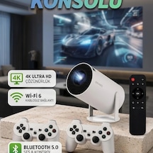 M300 Max Pro Kablosuz 4k Ultra Hd Akıllı Projeksiyon Konsolu Wi-fi 6, Bluetooth 5.0 Ve Uygulama De
