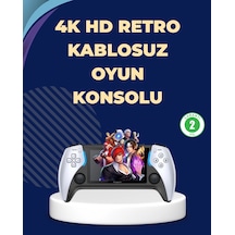 Mey İthalat Kompakt Ve Hafif Retro Oyun Konsolu 1000 Klasik Oyun Dahil