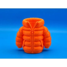 3d Baskı Şişme Mont Kalemlik - Masaüstü Organizer-turuncu Diğer